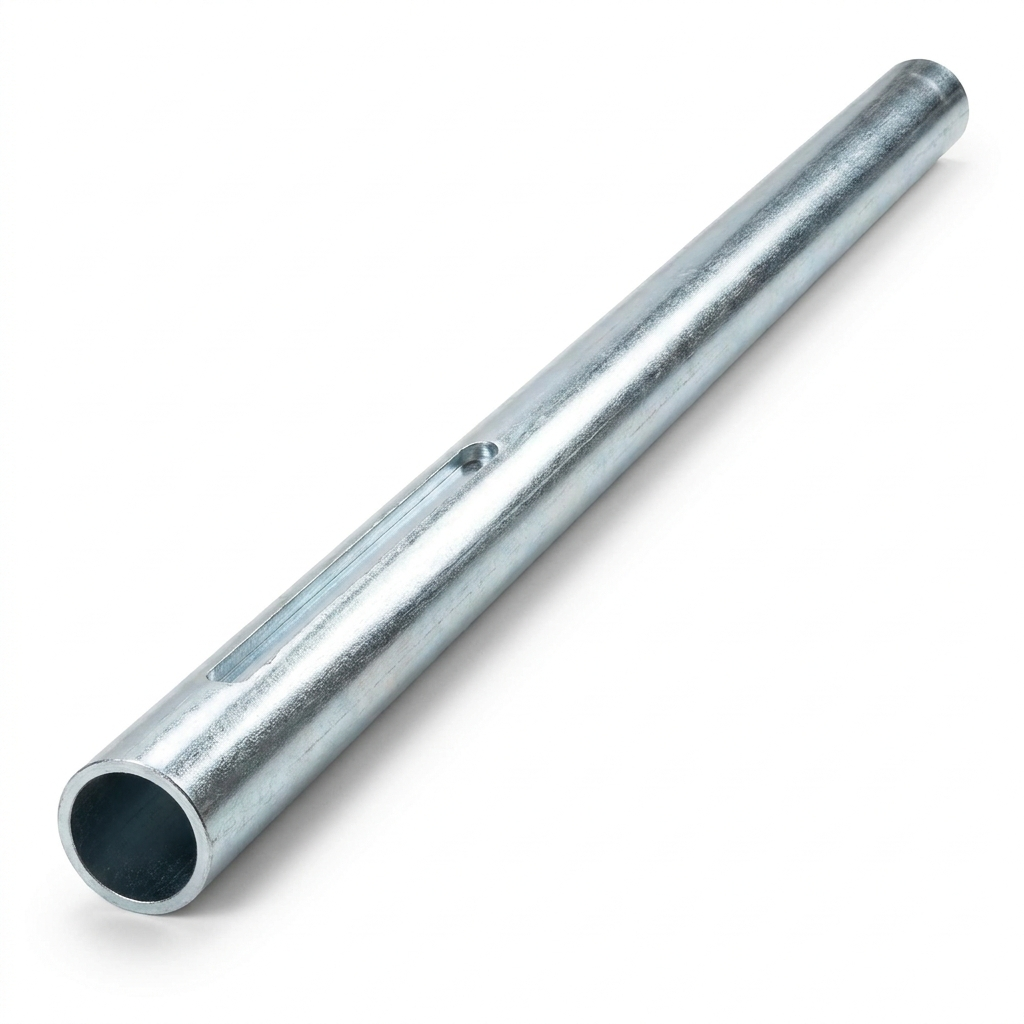 Garage door torsion shaft / spring tube - galvanized steel