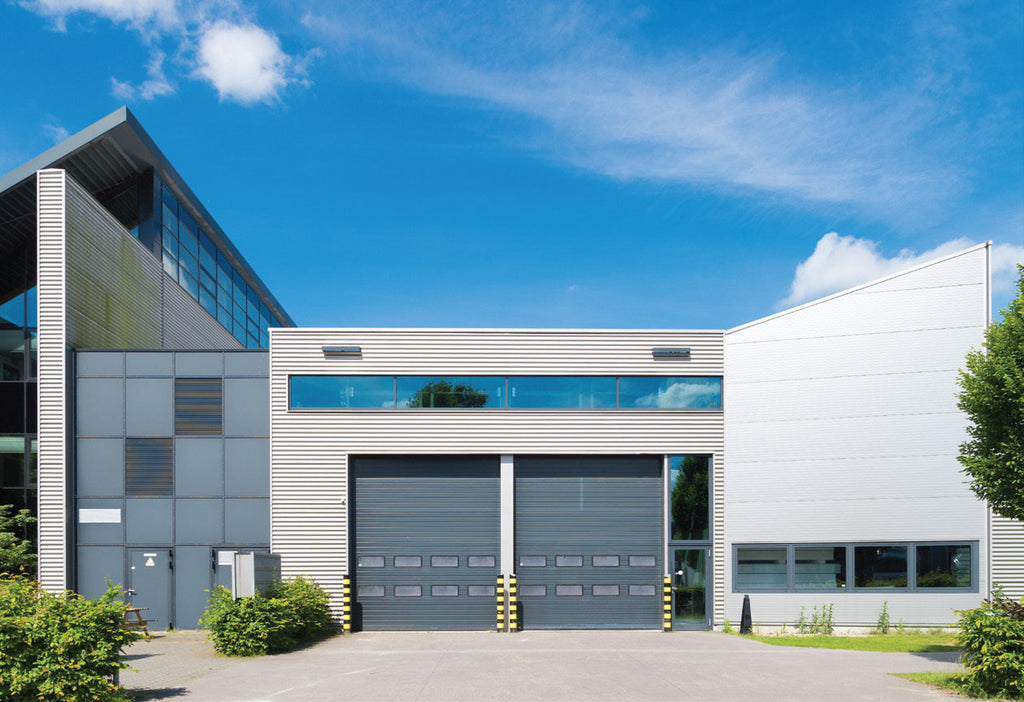 Industrial door panel structure