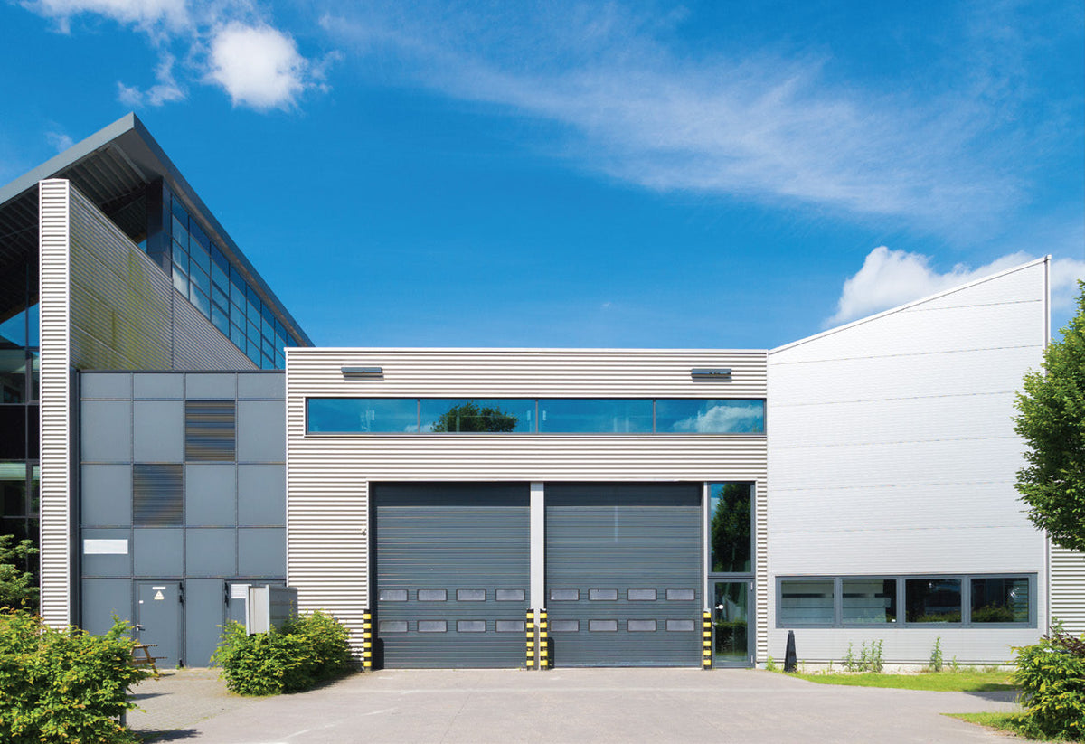Industrial door panel structure