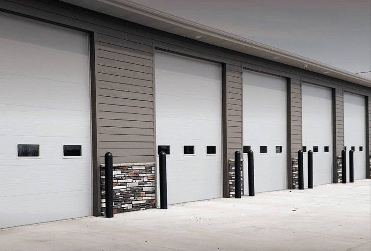 Industrial door panel structure