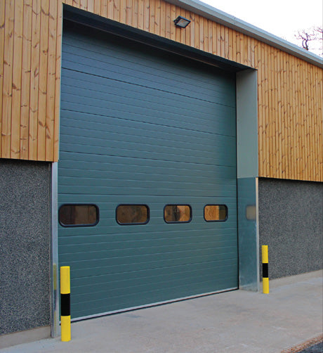 Industrial door panel structure