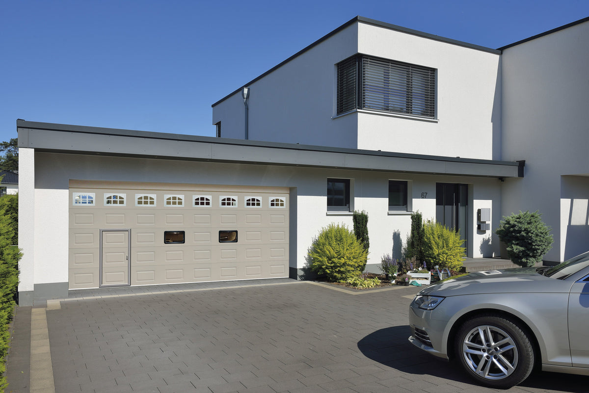 Color Steel Sectional Garage Door – safety & access