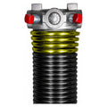 Garage door torsion spring - black